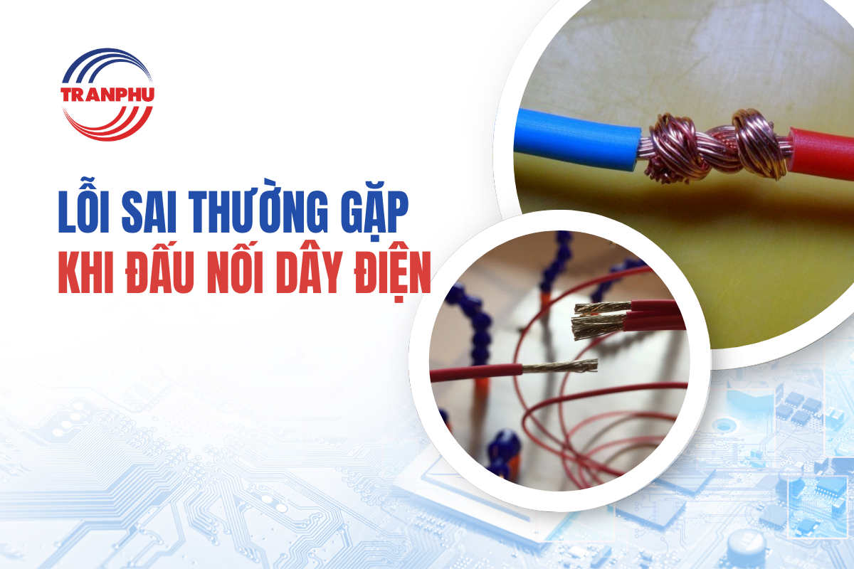 10 LỖI SAI THƯỜNG GẶP KHI ĐẤU NỐI ĐIỆN VÀ CÁCH KHẮC PHỤC