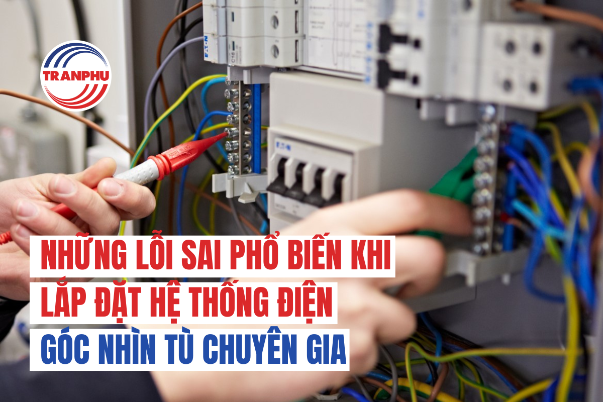 NHỮNG LỖI SAI PHỔ BIẾN KHI LẮP ĐẶT HỆ THỐNG ĐIỆN - GÓC NHÌN TỪ CHUYÊN GIA