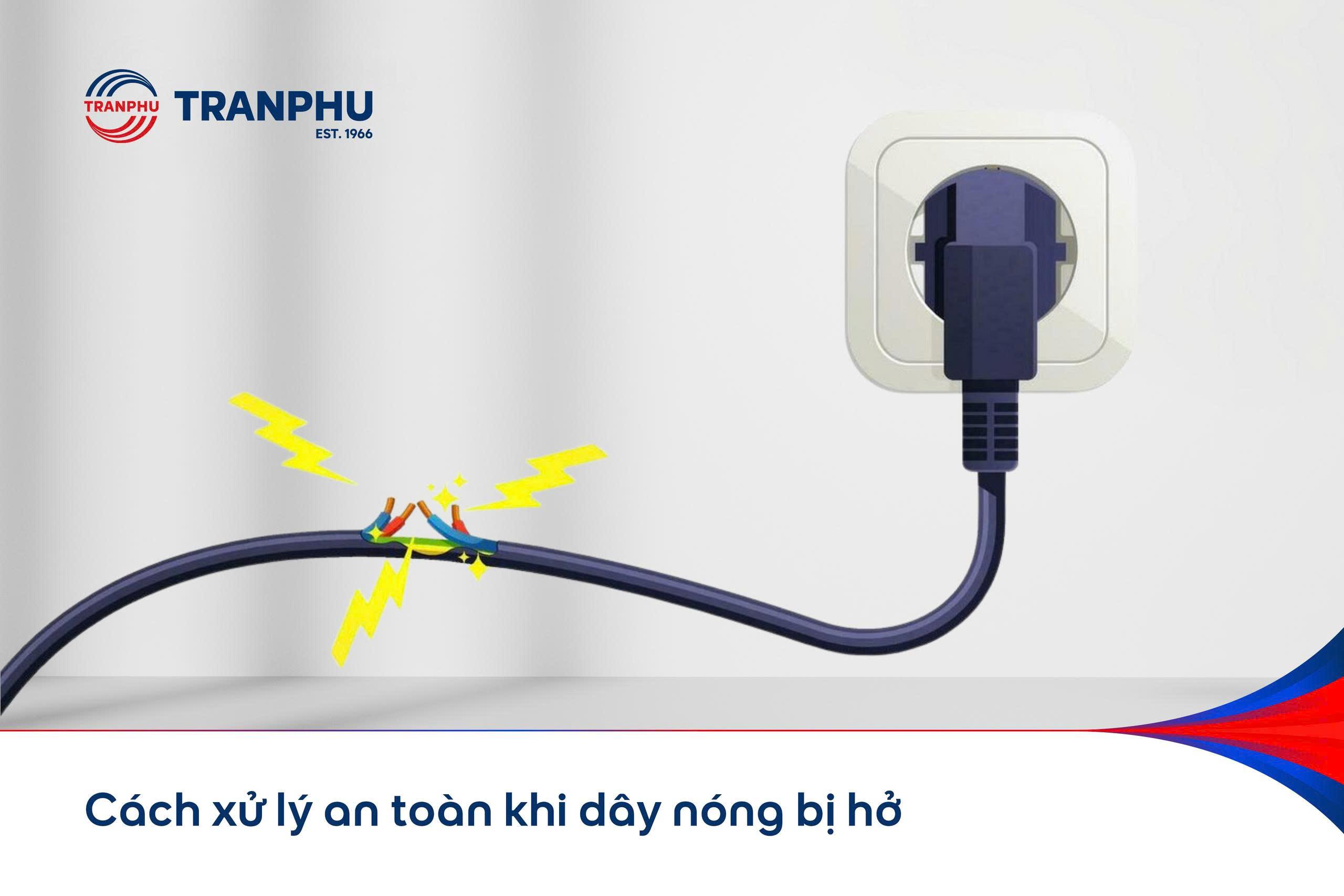 Cách xử lý an toàn khi dây nóng bị hở